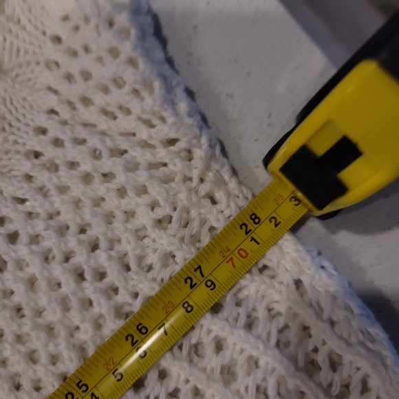 Wonderful white long short sleeved cardigan - Picture 5 of 5